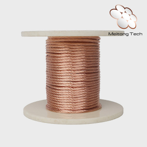 Alambre trenzado de aluminio revestido de cobre